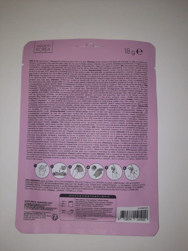 Mascarilla hidratante para manos.Comprar mascarilla .Gabalda17