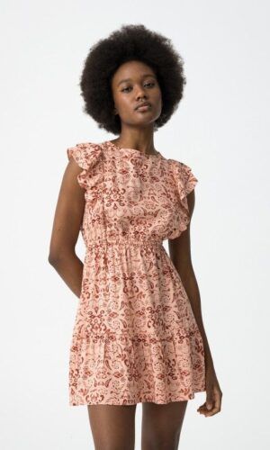 Vestido corto estampado étnico.Comprar vestido corto.Gabalda17