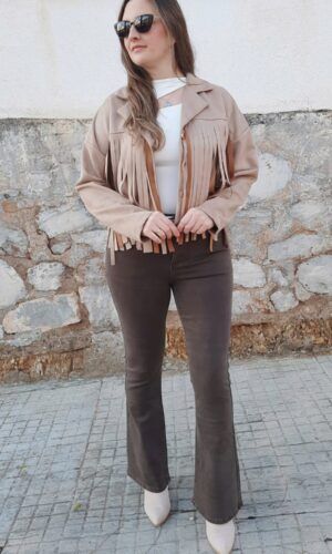 Vaquero campana marrón.Comprar vaquero campana .Gabalda17